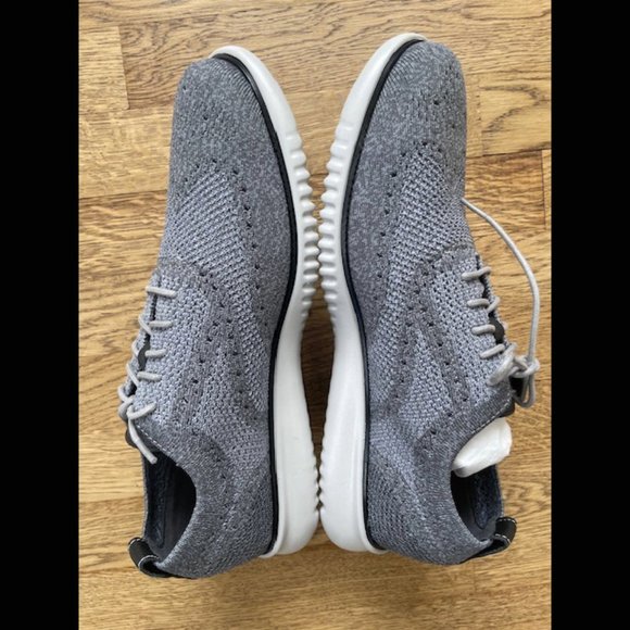 Brand New Cole Haan 2.ZERØGRAND Stitchlite Wingtip Oxfords Magnet-Ironstone 11.5 - Picture 6 of 9